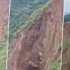 Road stretch caves after massive landslide in Himachal 