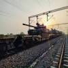  Indian Army conducts successful rail trial run of military hardware