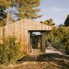  Daab Design uses scorched pine wood to clad a French cabin