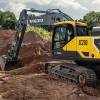 Volvo unveils its first large electric crawler excavator