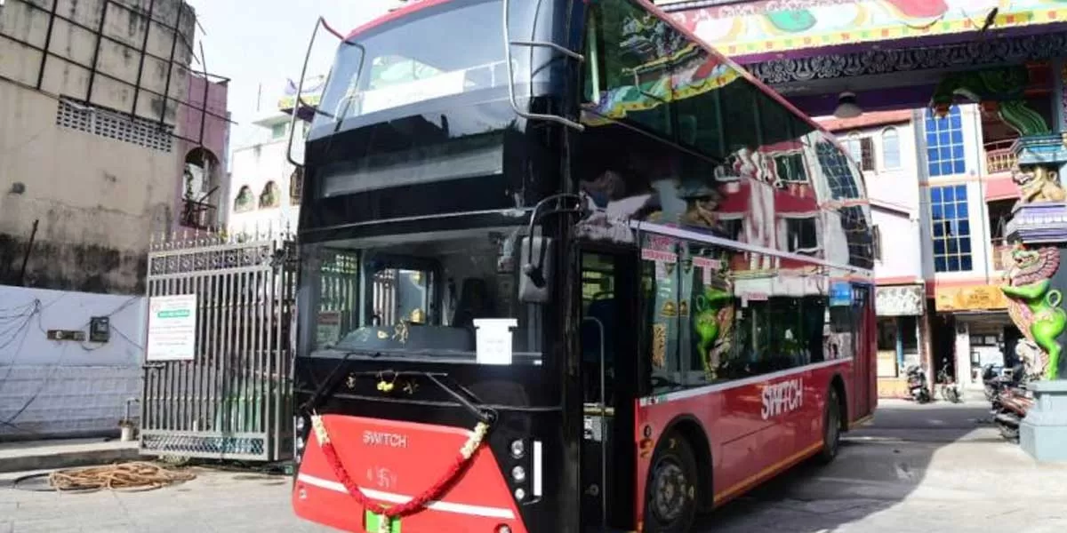 Chennai's Iconic Double-Decker Buses to Make Electric Comeback