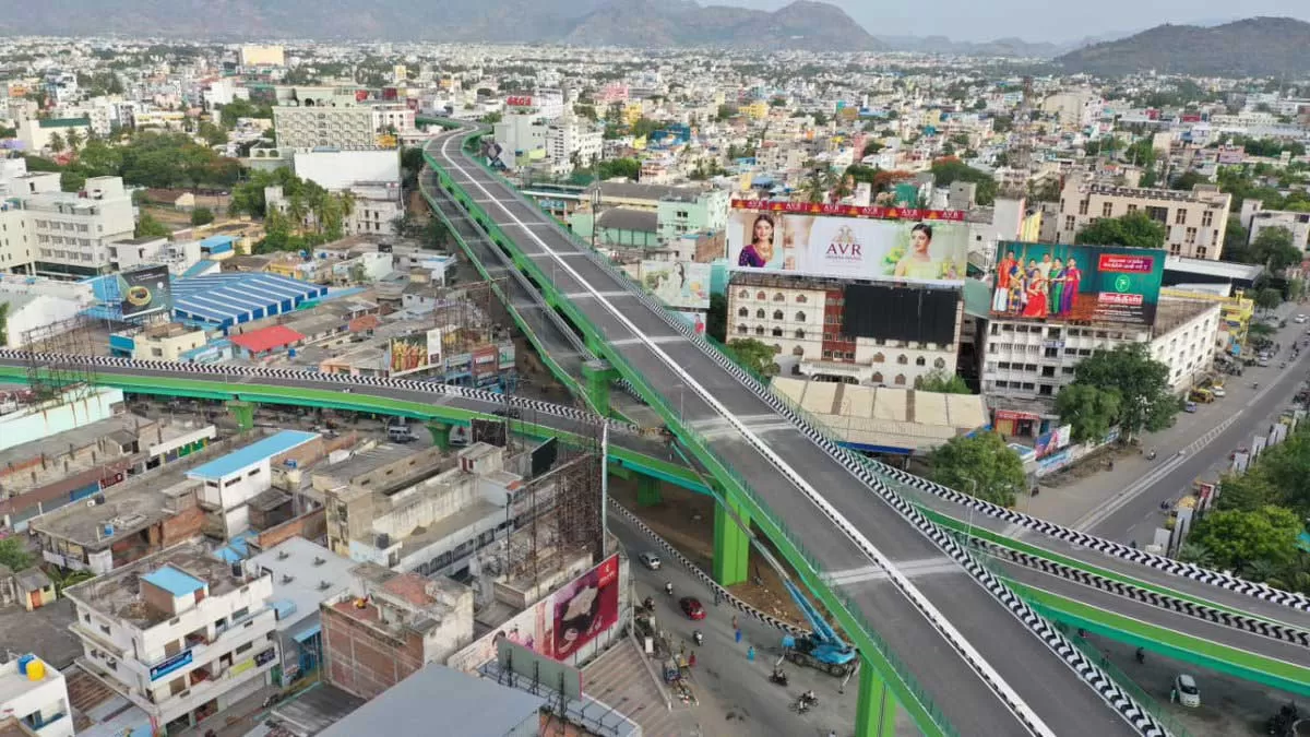 South India's First Double-Decker Flyover Opens for Trial Run