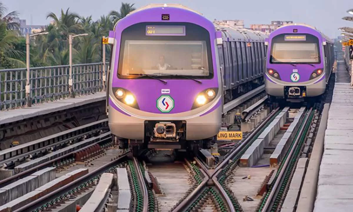 Kolkata Metro: Aluminum Third Rail replaces steel at Maidan Siding