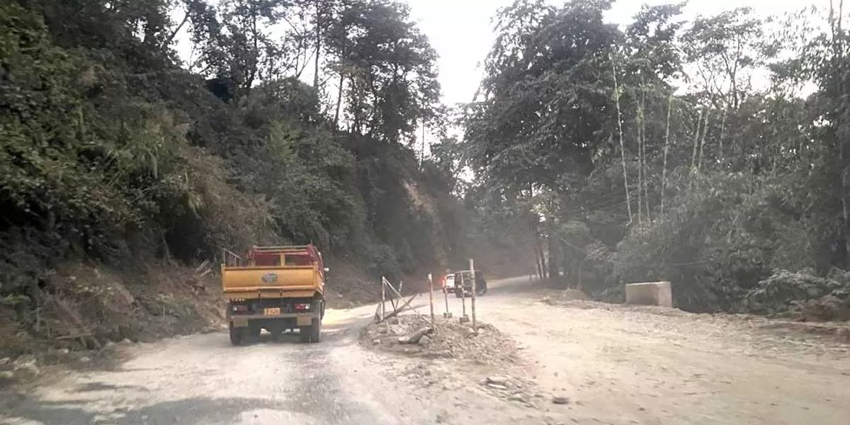 Lt Gen Raghu Srinivasan Reviews Road Works in Guwahati, Tawang