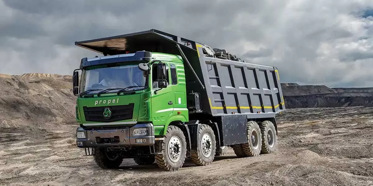 Propel electric tipper truck 470HEV achieves Homologation certification!