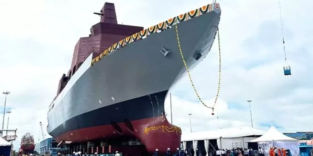 L&T Launches Second Multi-Purpose Vessel INS Utkarsh