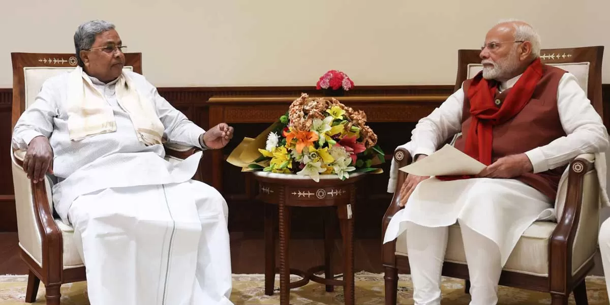 Karnataka CM Meets PM Modi, Seeks Approvals for Water Projects