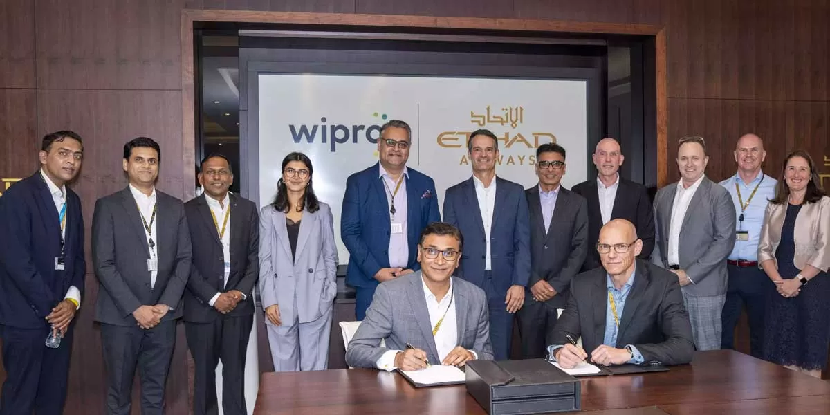 Wipro Secures Multi-Million Dollar IT Deal with Etihad Airways