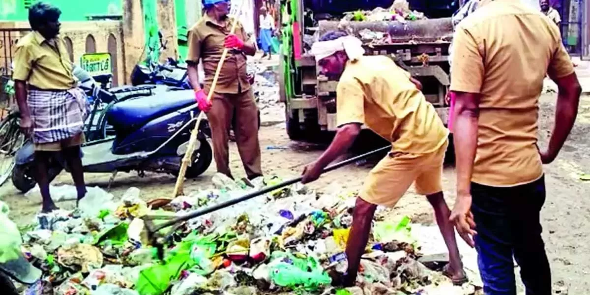 1,690 tonne of waste cleared in Madurai in 3 days