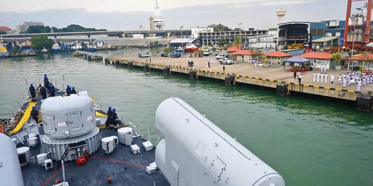 INS Kuthar Arrives in Colombo to Strengthen Maritime Ties