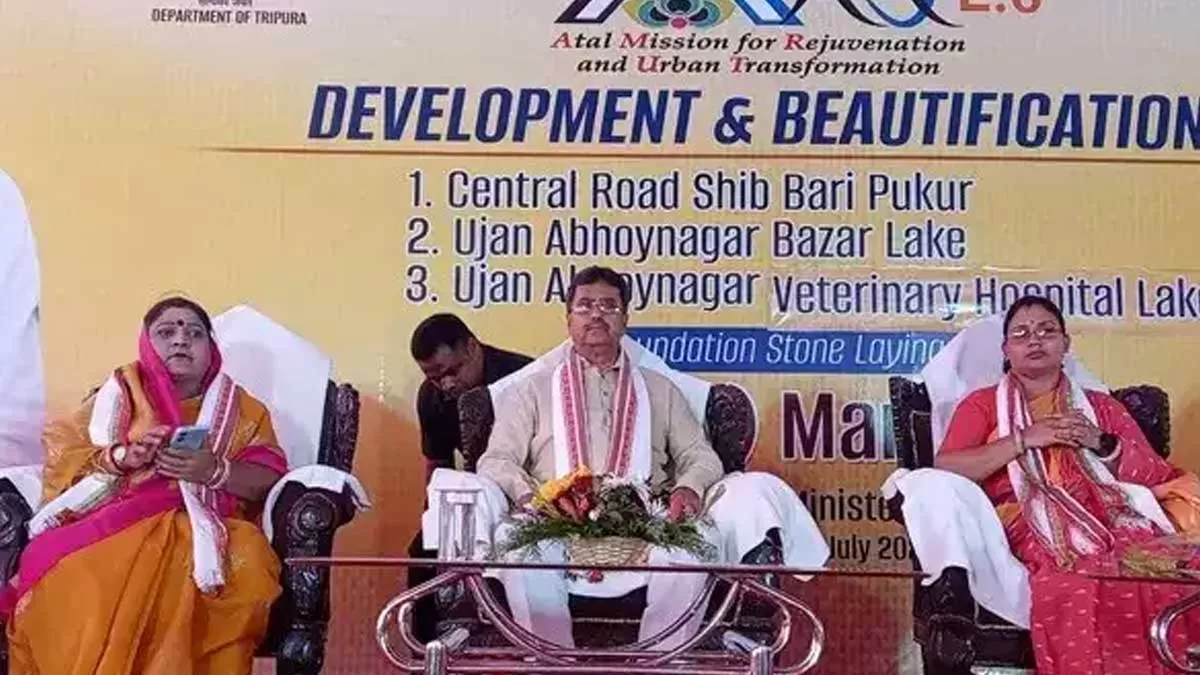 Tripura CM Initiates Key Development Projects in Agartala