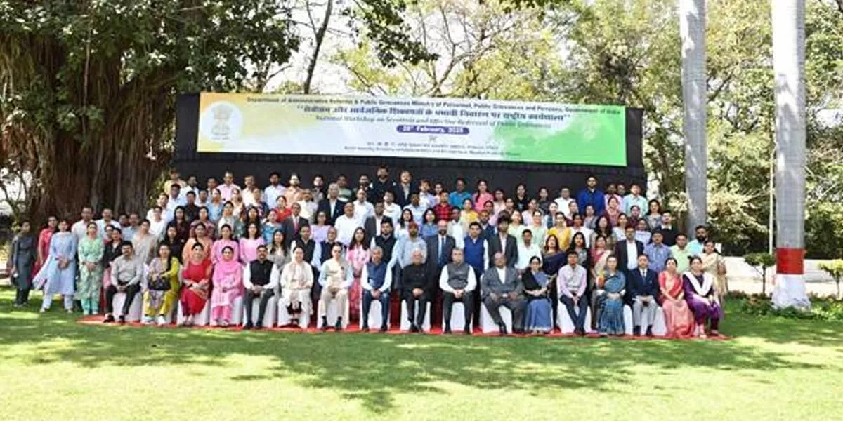 DARPG Hosts National Workshop on Sevottam & Grievance Redressal in Bhopal