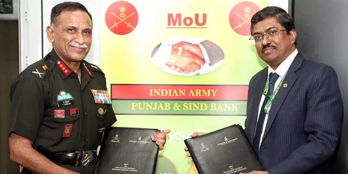 Punjab & Sind Bank Partners with Indian Army for Salary Accounts
