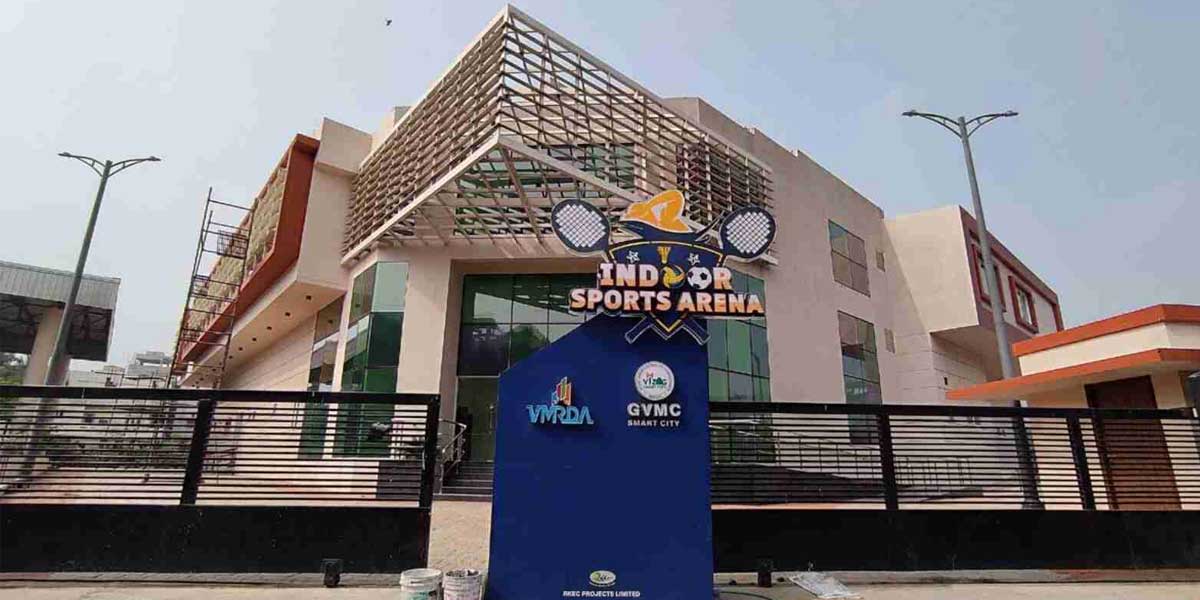 Visakhapatnam City can now access a well-equipped sports arena