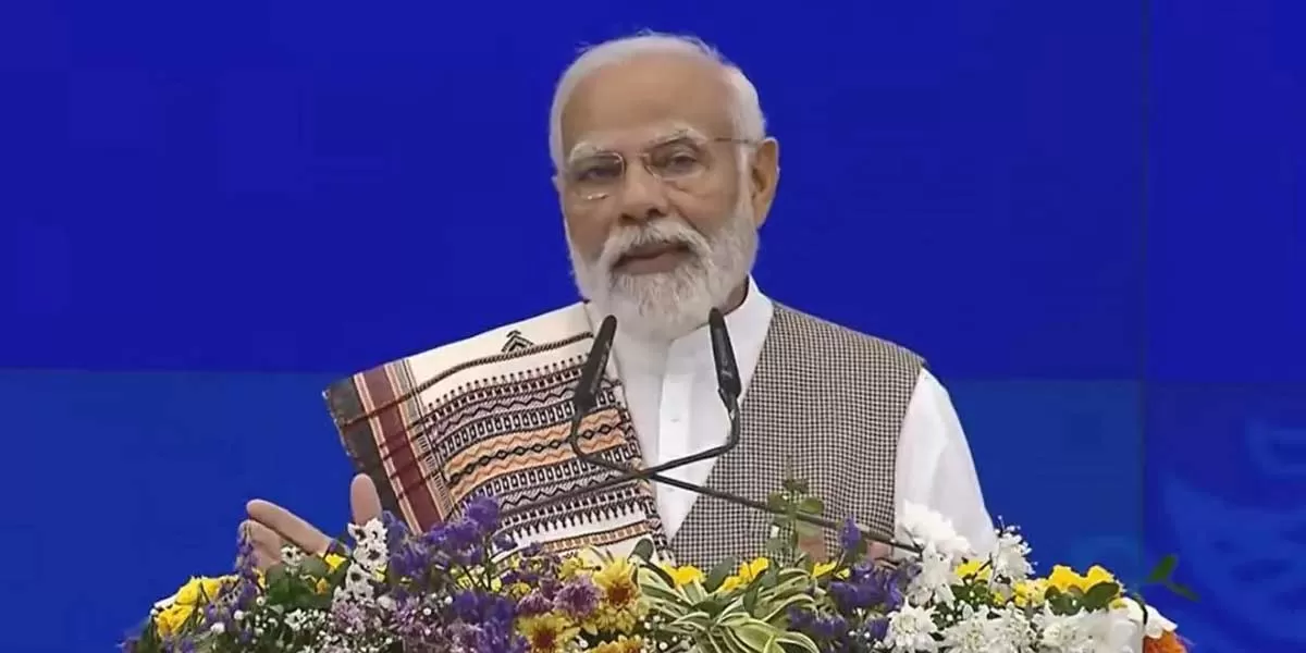 PM Modi Lays Foundation for Projects in Ahmedabad