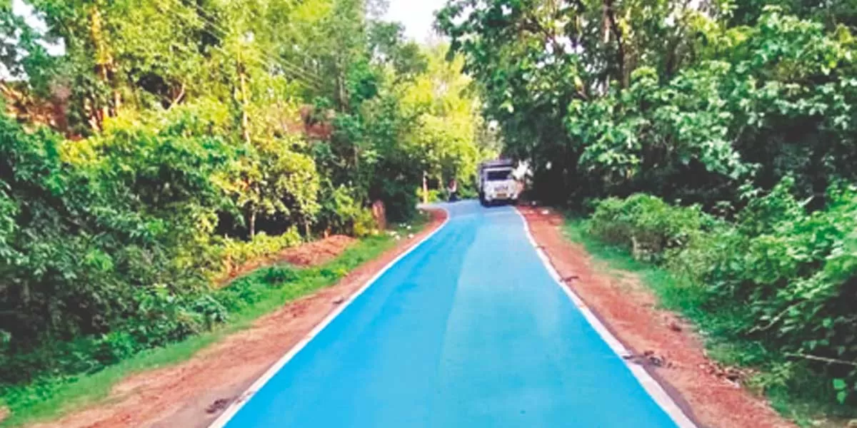 West Bengal Builds 22 km of Roads Using Plastic Waste