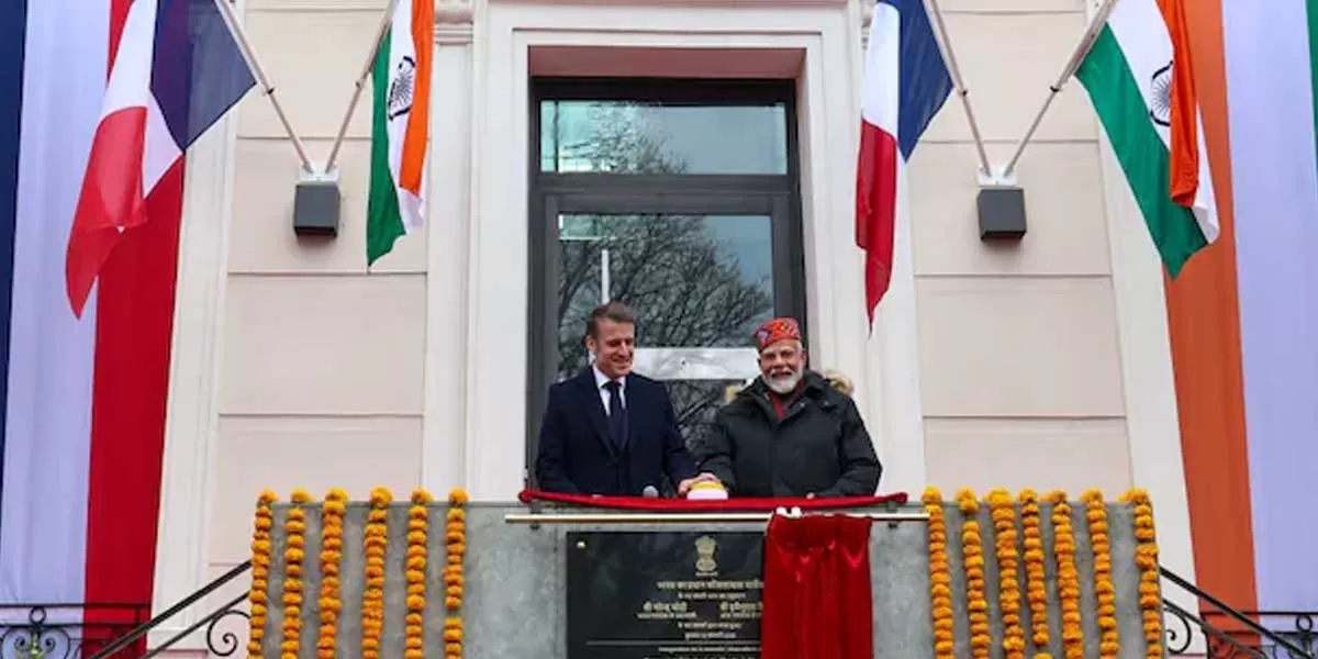 PM Modi, President Macron Inaugurate India’s Consulate General in Marseille