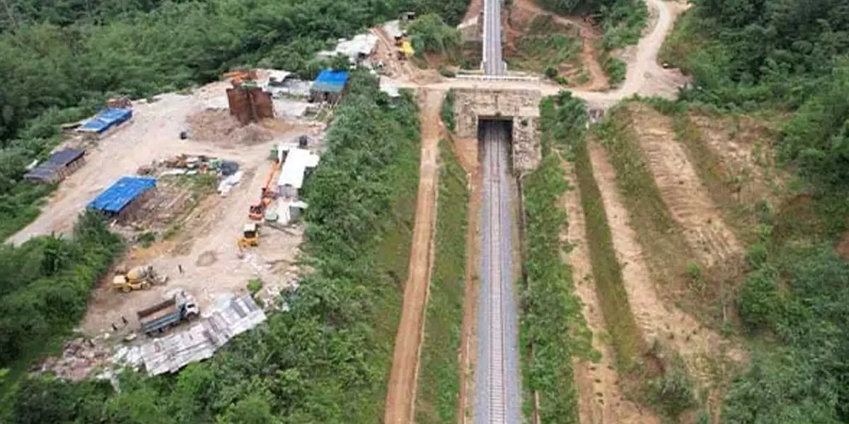 Sairang Railway Project Nears Completion at 93% Progress