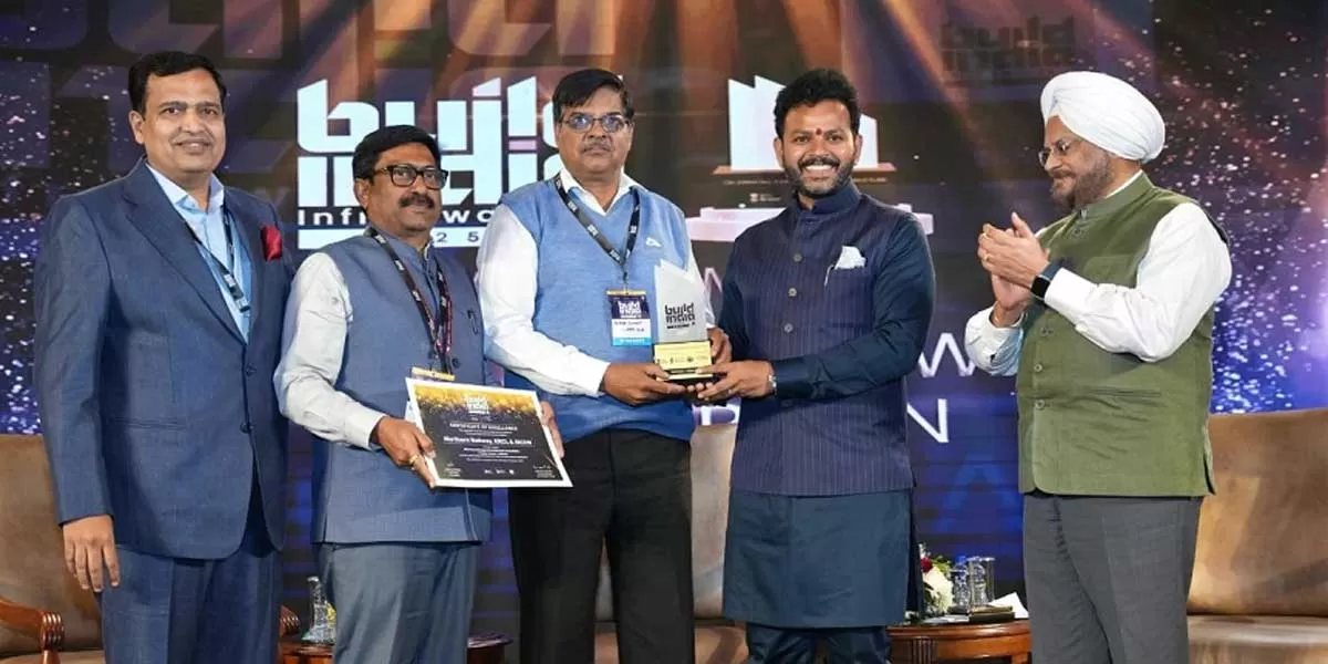 Northern Railway Honoured with Build India Infra Award 2025