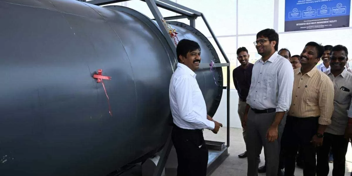 Waste Treatment Plant Commissioned at Tiruchy Airport