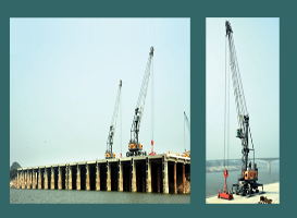 Banked on 1,320 km of National Waterway-1 from Haldia to Varanasi and spread over 43 hectare, the cargo handling capacity of the terminal is 1.26 mtpa.