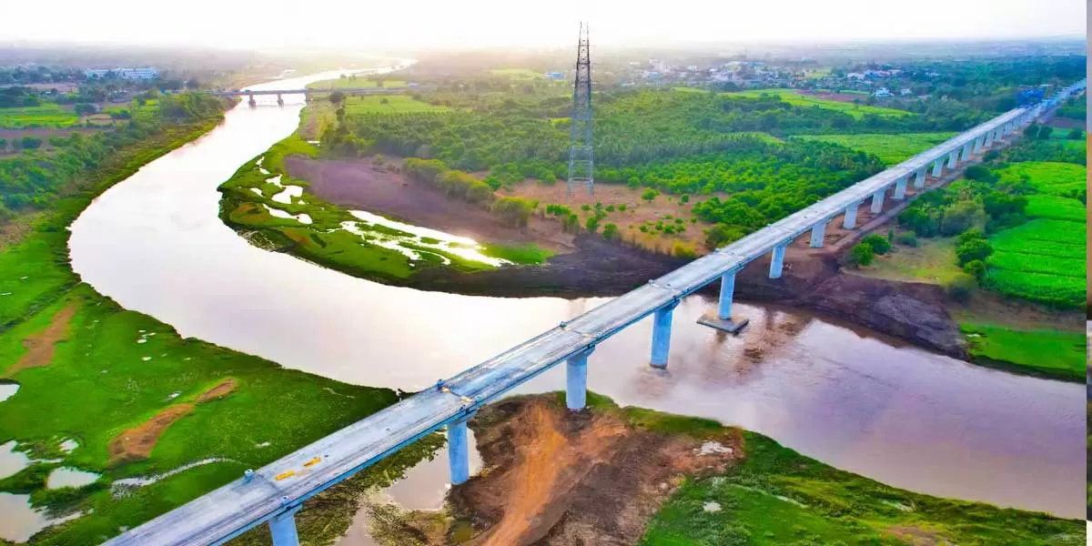 Bullet Train Bridge Over Vatrak River Completed