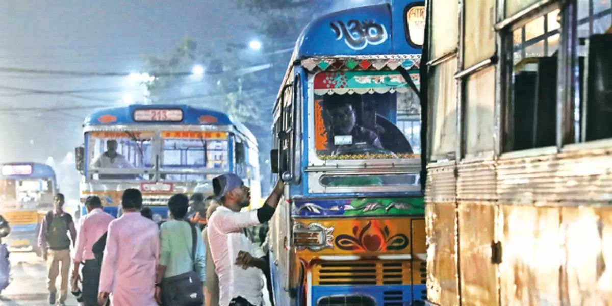 40%-50% Kolkata buses go off road for poll duty; commuters in crisis