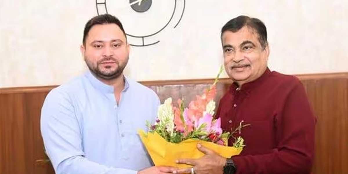 Tejashwi meets Gadkari, Bihar hopes to get its 1 expressway