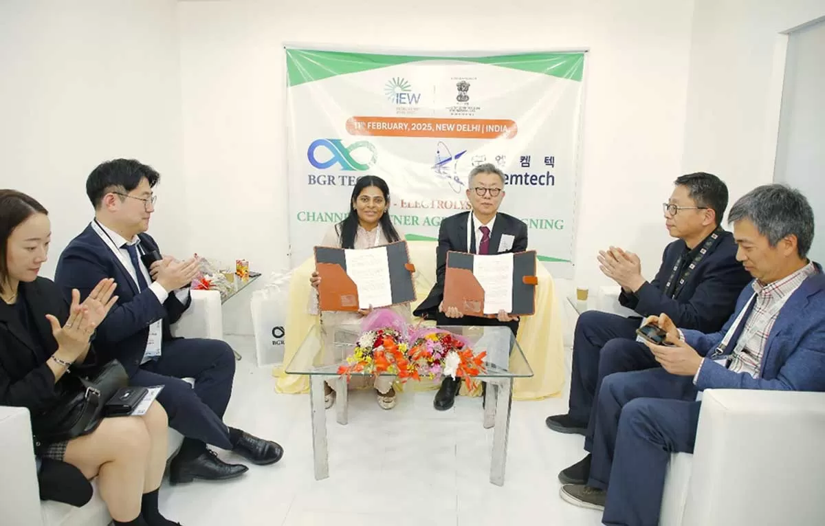 BGR Tech, Elchemtech Partner for Advanced PEM Electrolyser in India