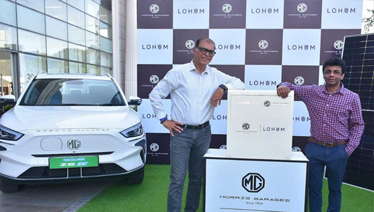 Lohum, MG Motor India collaborate for EV battery solutions