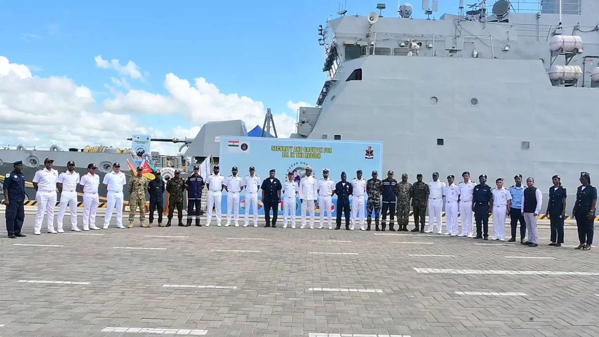 INS Sunayna Arrives in Mozambique Under SAGAR Mission