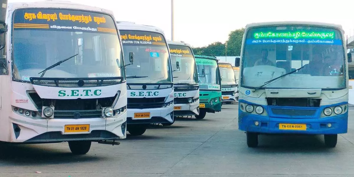 Tamil Nadu's transport - 1,400 special buses for May 31, June 1