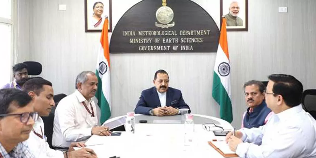 Jitendra Singh Reviews IMD Projects and Pushes for Better Forecasting