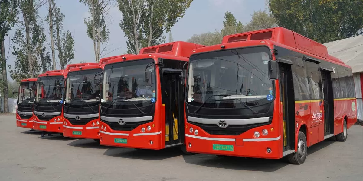 E-Buses Transform Srinagar's Public Transport