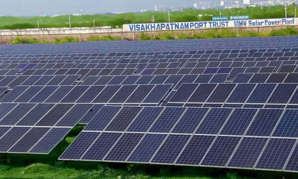 15 MW solar plant to be established by Visakhapatnam Port Authority