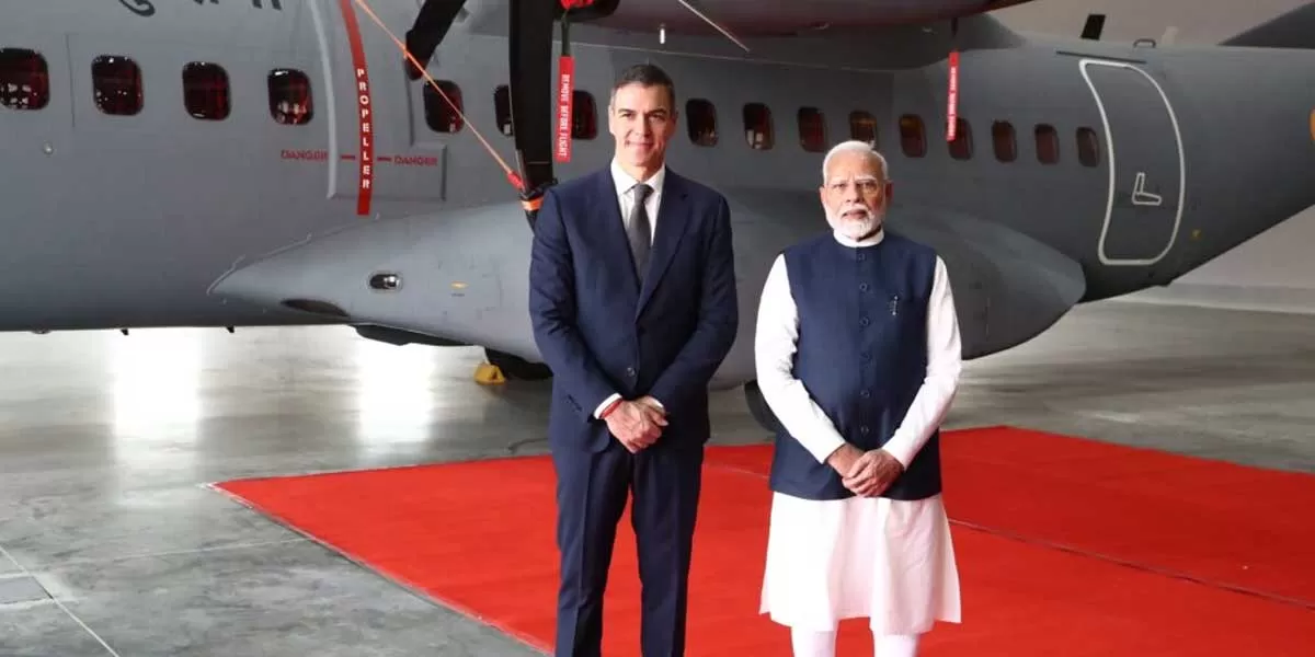 PM Modi unveils C295 aircraft facility in Gujarat