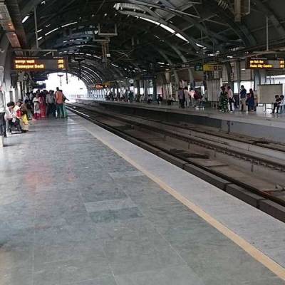 L&T Casts the Base Slab of Chhatarpur Metro Station