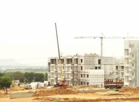 A two-storeyed GFRG demo building (1,981 sq ft), constructed at the IIT-Madras campus in 2013, was rendered fit for occupation in 29 days.