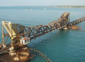 Pamban to become India?s first stainless steel railway bridge