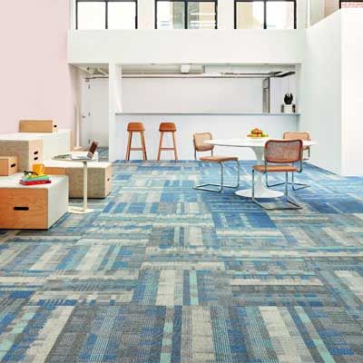Three styles- commons 5T323, quad 5T324 and makerspace 5T325  carpet tiles were introduced that reflect modern campus.
 