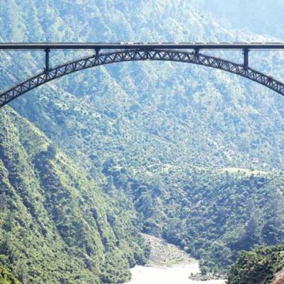 World’s Highest Railway Bridge in Chenab gets its Golden Joint